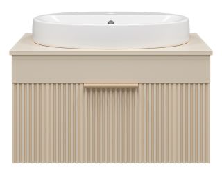 Подвесная тумба под раковину Brevita Enfida ENF-06070-0341Я 70см бежевый